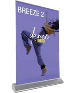 Breeze 2 Tabletop Retractable Banner Stand
