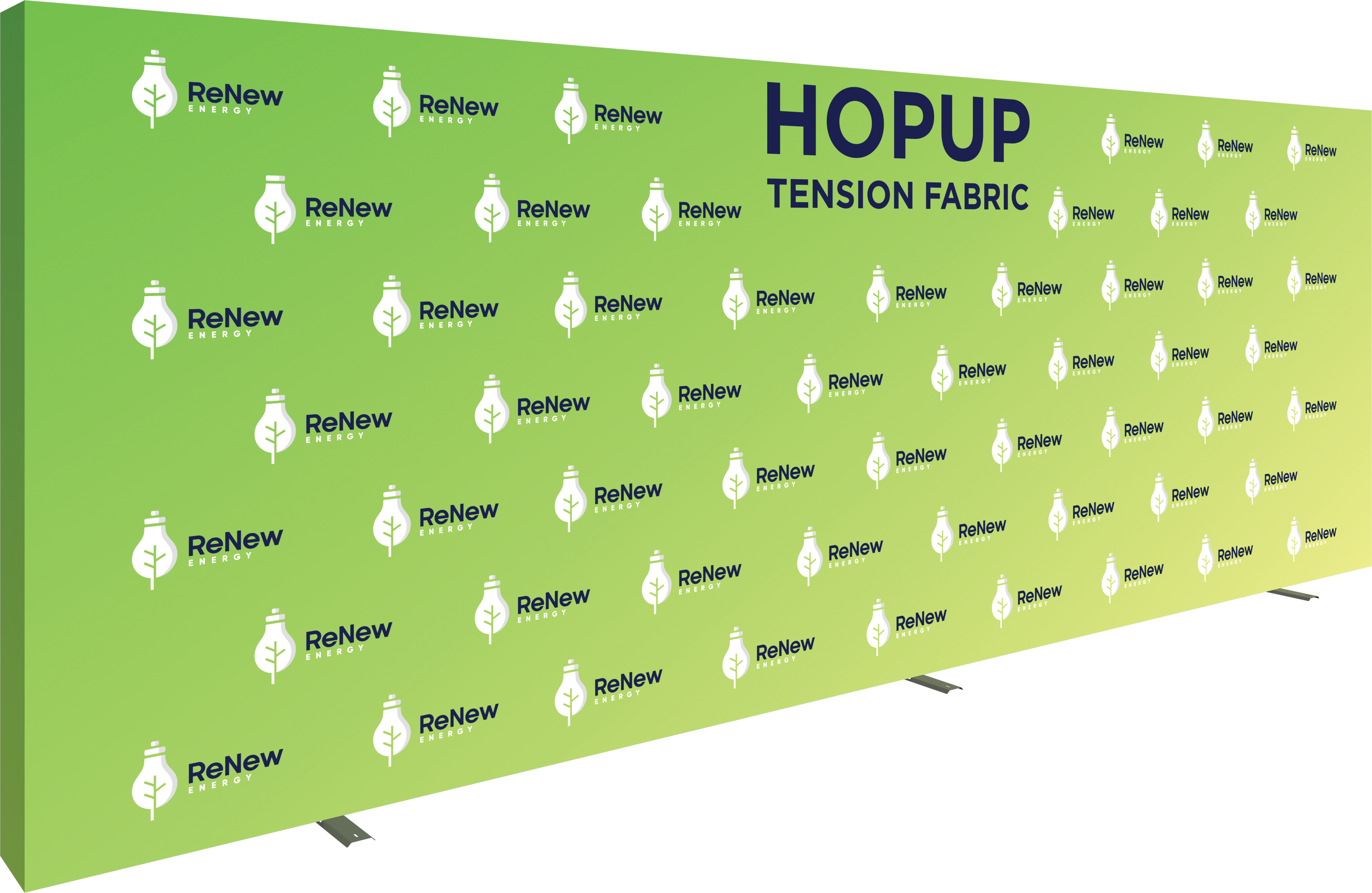 Hopup 20ft Straight Full Height Tension Fabric Display